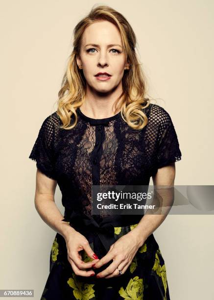 Amy Hargreaves from 'Super Dark Times' poses at the 2017 Tribeca Film Festival portrait studio on April 20, 2017 in New York City.