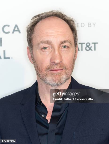 Actor Michael McElhatton attends the 'Genius' Premiere during the 2017 Tribeca Film Festival at BMCC Tribeca PAC on April 20, 2017 in New York City.