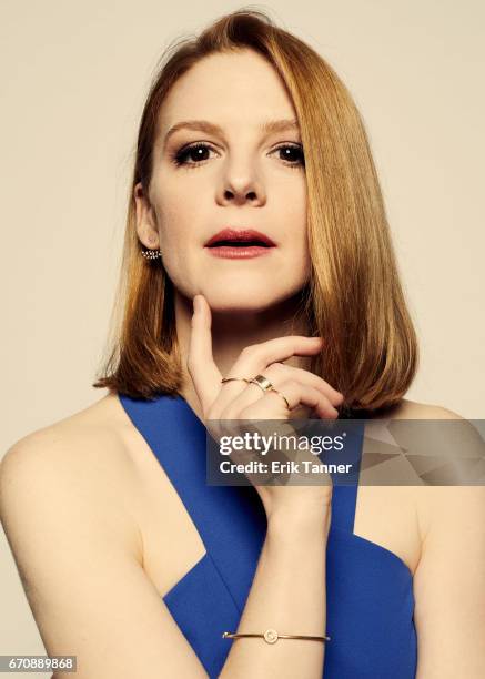 Ashley Bell from 'Psychopaths' poses at the 2017 Tribeca Film Festival portrait studio on April 20, 2017 in New York City.