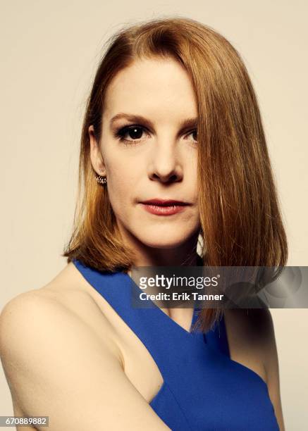 Ashley Bell from 'Psychopaths' poses at the 2017 Tribeca Film Festival portrait studio on April 20, 2017 in New York City.