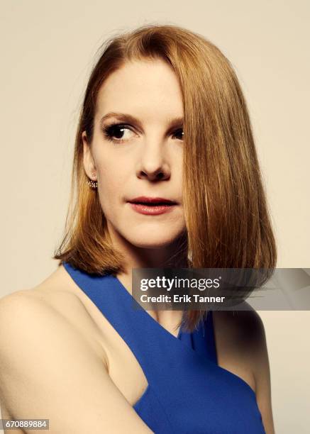 Ashley Bell from 'Psychopaths' poses at the 2017 Tribeca Film Festival portrait studio on April 20, 2017 in New York City.