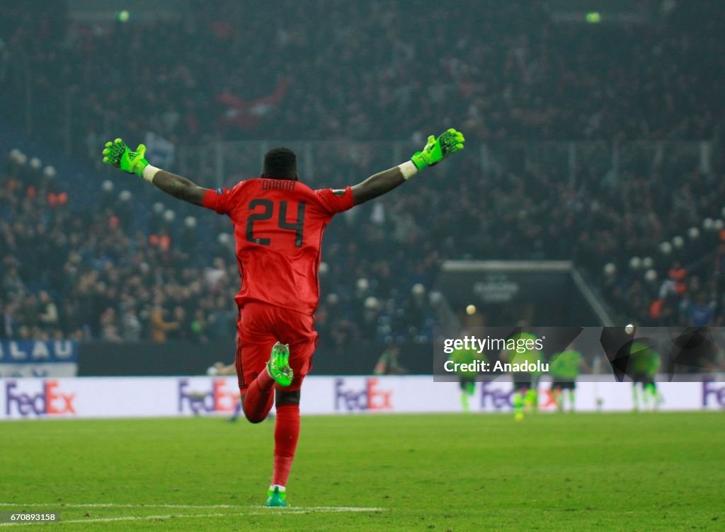 FC Schalke 04 vs Ajax Amsterdam : UEFA Europa League Quarter Final