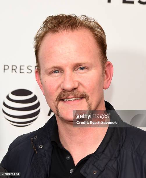Morgan Spurlock attends the screening of "No Man's Land" during 2017 Tribeca Film Festival at Cinepolis Chelsea on April 20, 2017 in New York City.