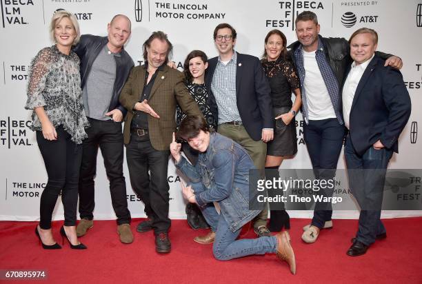 The cast and crew of "Psychopaths" "attend the "Psychopaths" Premiere during 2017 Tribeca Film Festival at Cinepolis Chelsea on April 20, 2017 in New...