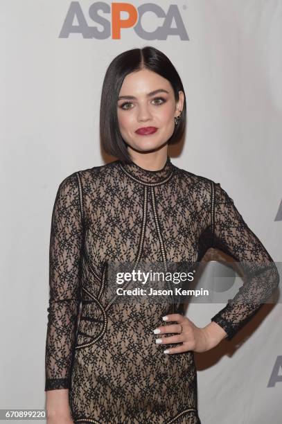 Lucy Hale attends the ASPCA After Dark cocktail party hosted by Lucy Hale at The Plaza Hotel on April 20, 2017 in New York City.