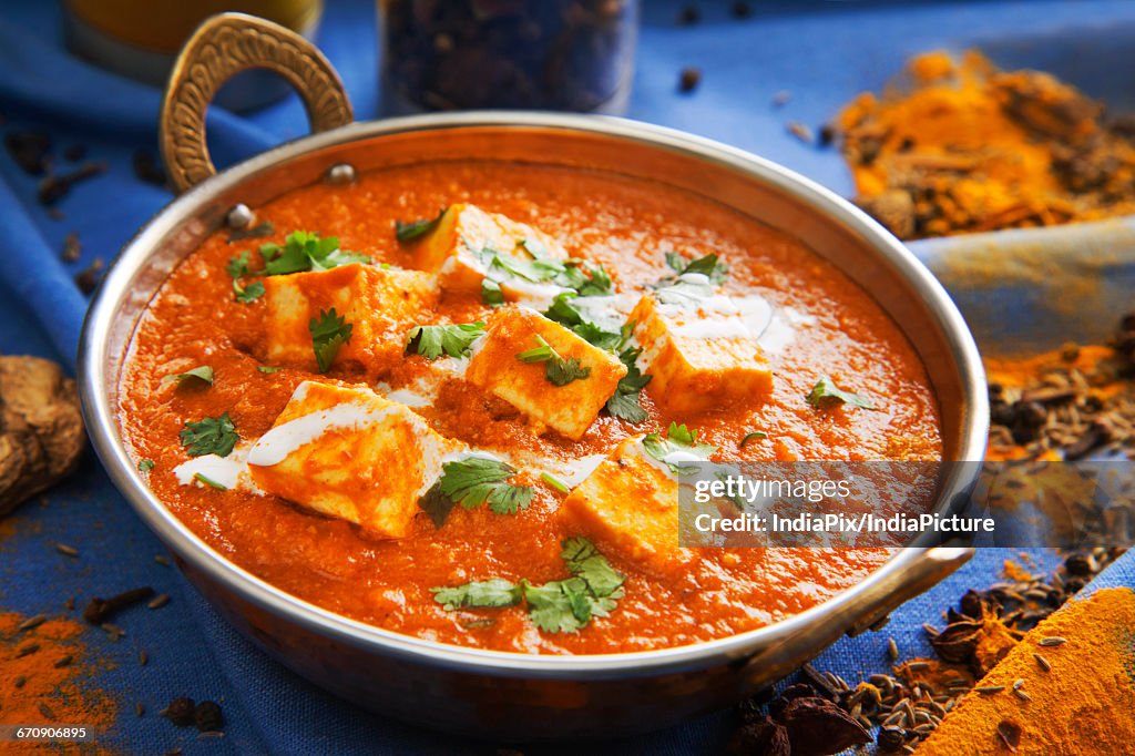 Paneer Makhani or Shahi Paneer , indian food