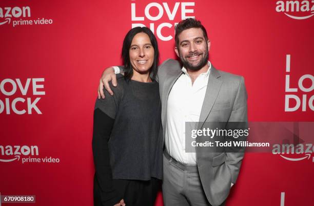Head of Comedy & Drama Amazon Studios Joe Lewis and executive producer Andrea Sperling attend the red carpet premiere of Amazon's forthcoming series...