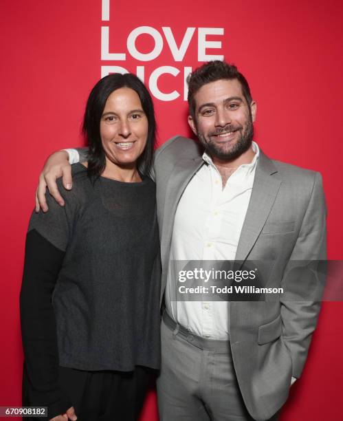 Head of Comedy & Drama Amazon Studios Joe Lewis and executive producer Andrea Sperling attend the red carpet premiere of Amazon's forthcoming series...