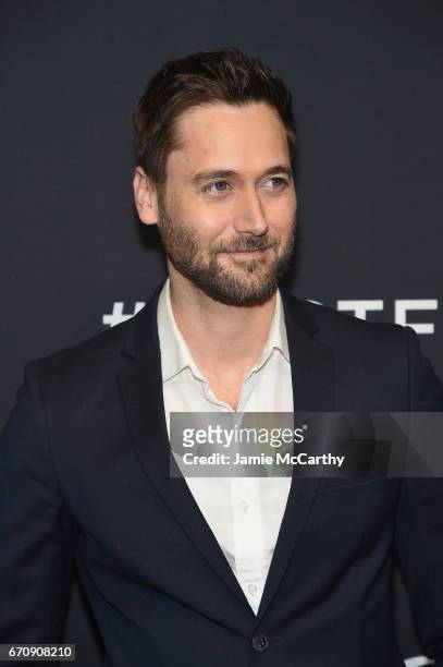Actor Ryan Eggold attends the exclusive gala event 'For the Love of Cinema' during the Tribeca Film Festival hosted by luxury watch manufacturer IWC...