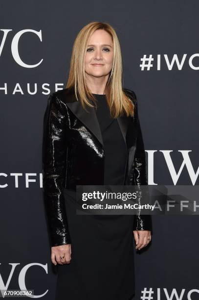 Comedian Samantha Bee attends the exclusive gala event 'For the Love of Cinema' during the Tribeca Film Festival hosted by luxury watch manufacturer...