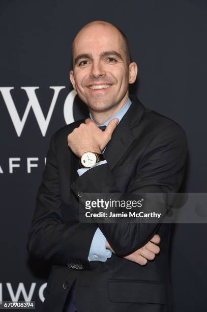 Schaffhausen Brand President Edouard d'Arbaumont attends the exclusive gala event 'For the Love of Cinema' during the Tribeca Film Festival hosted by...