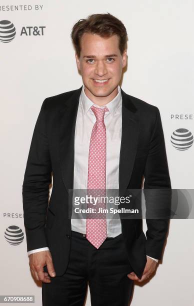 Actor T. R. Knight attends the 2017 Tribeca Film Festival - "Genius" screening at BMCC Tribeca PAC on April 20, 2017 in New York City.