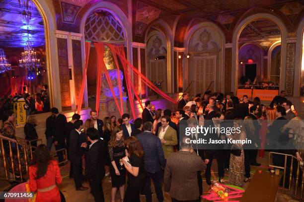 View of the ASPCA After Dark cocktail party hosted by Lucy Hale at The Plaza Hotel on April 20, 2017 in New York City.