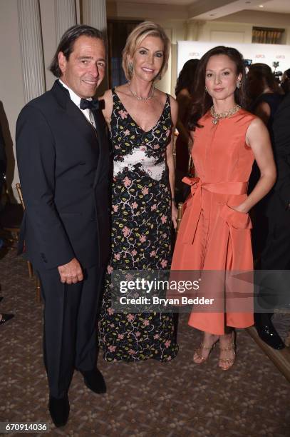 Jeffrey Pfeifle, Laura Tanne, and Arriana Boardman attend the ASPCA hosted 20th Annual Bergh Ball at The Plaza Hotel on April 20, 2017 in New York...