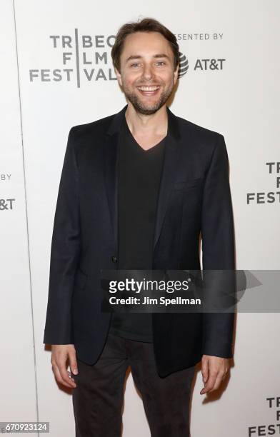 Actor Vincent Kartheiser attends the 2017 Tribeca Film Festival - "Genius" screening at BMCC Tribeca PAC on April 20, 2017 in New York City.