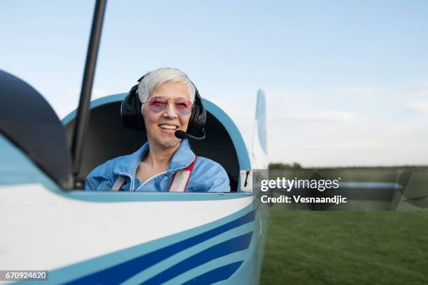 vacker dag för flygande - pilot bildbanksfoton och bilder