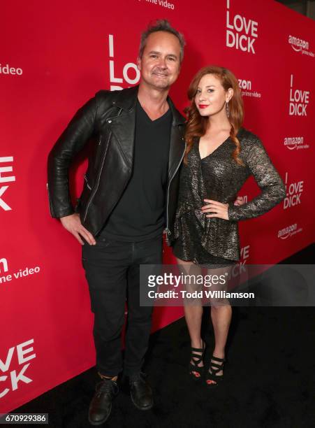 Head of Amazon Studios Roy Price and Lila Feinberg attend the red carpet premiere of Amazon's forthcoming series "I Love Dick" at The Linwood Dunn...