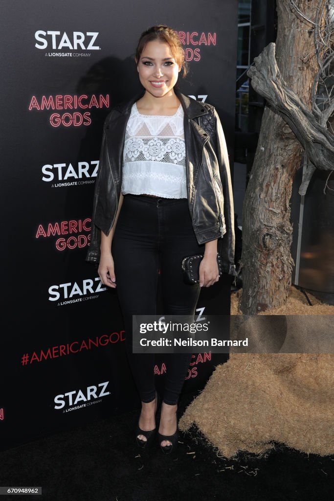 Jessica Parker Kennedy attends the premiere of Starz's "American