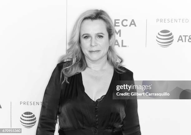 Actress Emily Watson attends the 'Genius' Premiere during the 2017 Tribeca Film Festival at BMCC Tribeca PAC on April 20, 2017 in New York City.