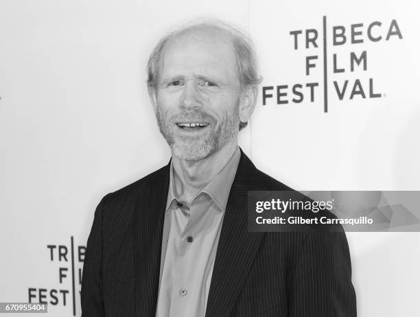 Filmmaker Ron Howard attends the 'Genius' Premiere during the 2017 Tribeca Film Festival at BMCC Tribeca PAC on April 20, 2017 in New York City.