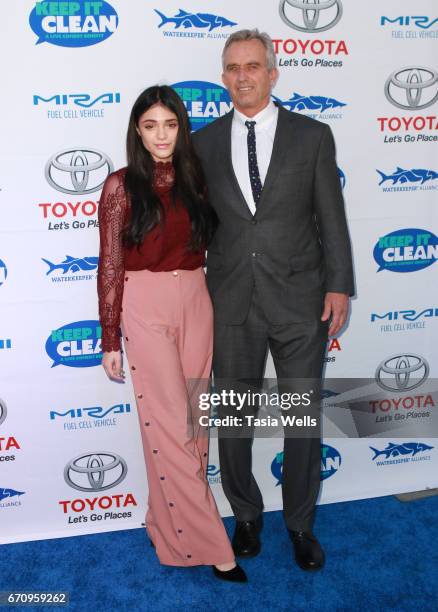 Actress Luna Blaise and radio host Robert F. Kennedy, Jr. Attend Keep it Clean Live Comedy Benefit for Waterkeeper Alliance at Avalon Hollywood on...