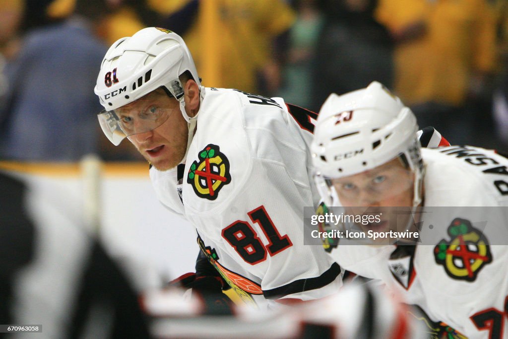 NHL: APR 20 Round 1 Game 4 - Blackhawks at Predators