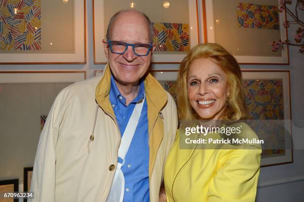 Christopher Gates and Susan Silver attend Susan Silver's Memoir Signing Celebration at Michael's on April 20, 2017 in New York City.