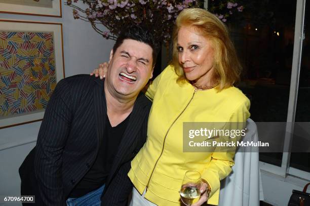 Rob Shuter and Susan Silver attend Susan Silver's Memoir Signing Celebration at Michael's on April 20, 2017 in New York City.