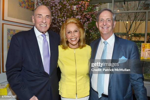 Edward Klein, Susan Silver and John LeBoutillier attend Susan Silver's Memoir Signing Celebration at Michael's on April 20, 2017 in New York City.