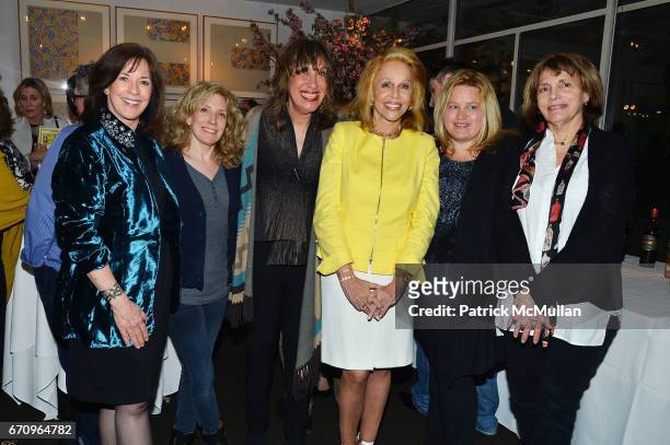 Diane Dimond, Mary Raffalli, Judy Twersky, Susan Silver, Jennifer Bristol and Robin Sanders attend Susan Silver's Memoir Signing Celebration at...