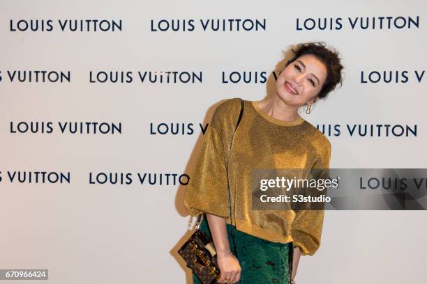 Cherie Chung attends the opening ceremony of Louis Vuitton flagship store on April 20, 2017 in Hong Kong, Hong Kong.