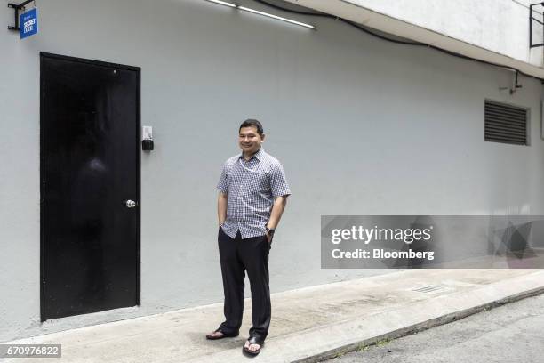 Rafizi Ramli, vice president of the People's Justice Party , poses for a photograph outside Invoke's office in Kuala Lumpur, Malaysia, on Tuesday,...