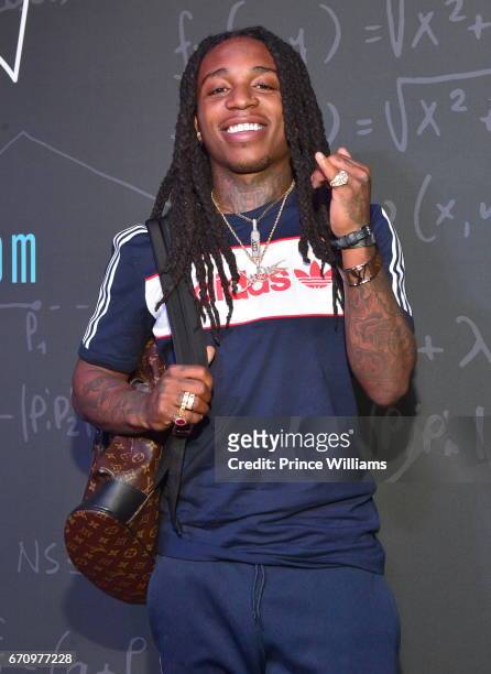 Jacquees attends "KYST" Know your Status aids Awareness tour for Atlanta at Clark Atlanta University on April 20, 2017 in Atlanta, Georgia.