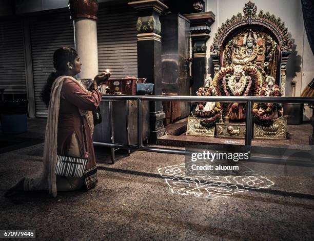 sri mariamman temple singapore - goddess stock pictures, royalty-free photos & images