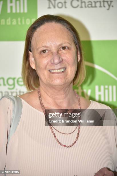 Jane Peebles, attorney and Liberty Hill Foundation board of director member, attends the Upton Sinclair Awards at The Beverly Hilton Hotel on April...
