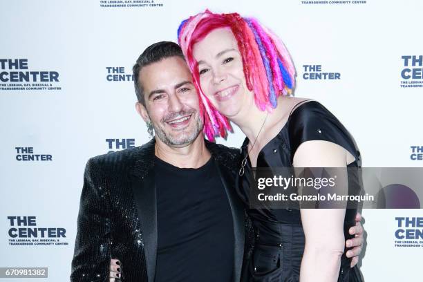 Marc Jacobs and Lana Wachowski attend the The LGBT Community Center Dinner at Cipriani Wall Street on April 20, 2017 in New York City.