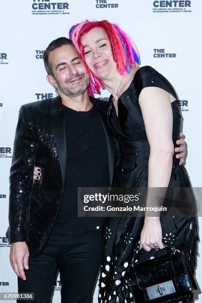 Marc Jacobs and Lana Wachowski attend the The LGBT Community Center Dinner at Cipriani Wall Street on April 20, 2017 in New York City.