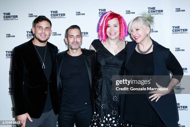 Char DeFrancesco, Marc Jacobs, Lana Wachowski attend the The LGBT Community Center Dinner at Cipriani Wall Street on April 20, 2017 in New York City.