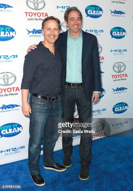 Actor Chad Lowe and Waterkeeper Alliance Executive Director Marc Yaggi attend Keep it Clean Live Comedy Benefit for Waterkeeper Alliance at Avalon...