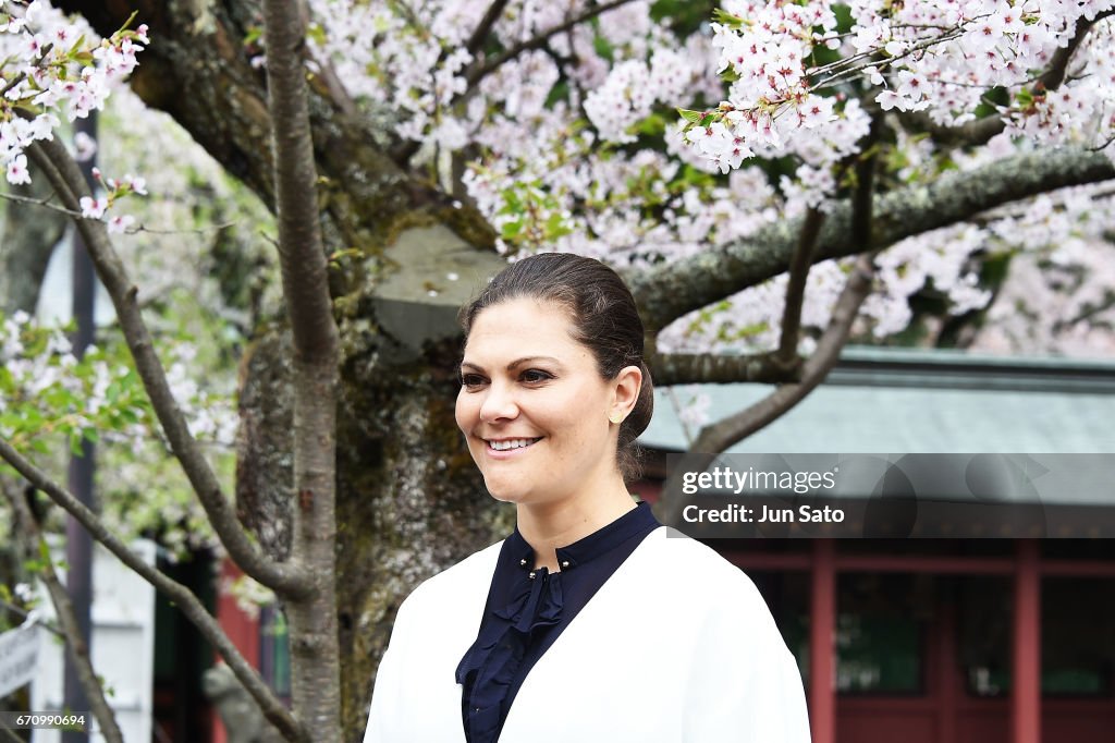 Crown Princess Victoria Of Sweden Visits Japan - Day 4