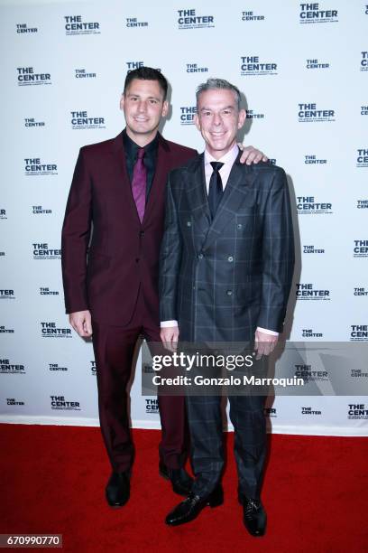 Elvis Duran and Alex Carr attend the The LGBT Community Center Dinner at Cipriani Wall Street on April 20, 2017 in New York City.