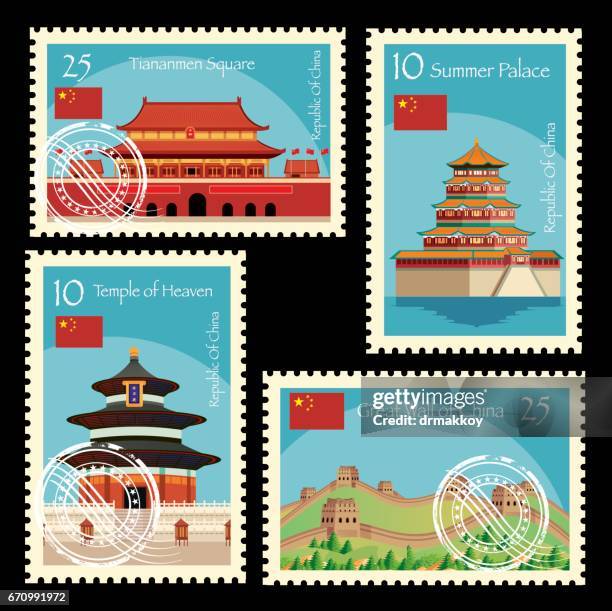中國郵費 - wuhan 幅插畫檔、美工圖案、卡通及圖標