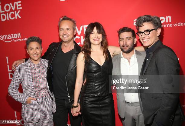 Executive producer Jill Soloway, Head of Amazon Studios, Roy Price, actor Kathryn Hahn, Head of Comedy & Drama Amazon Studios, Joe Lewis and...