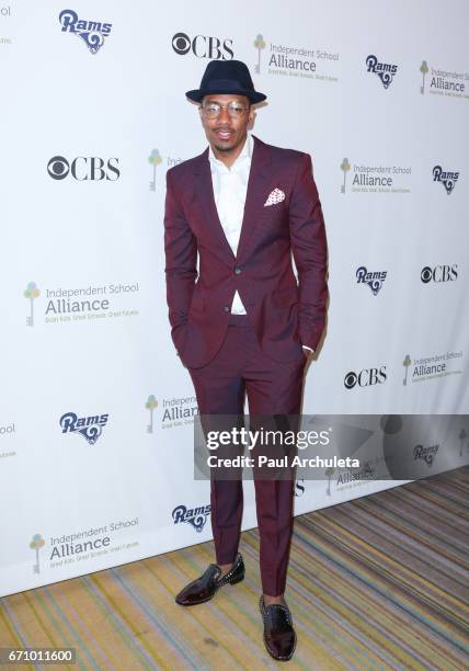 Rapper / TV Personality Nick Cannon attends the Independent School Alliance Impact Awards at the Beverly Wilshire Four Seasons Hotel on April 20,...