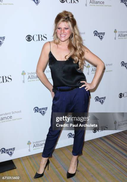 Singer Carly Robyn Green attends the Independent School Alliance Impact Awards at the Beverly Wilshire Four Seasons Hotel on April 20, 2017 in...