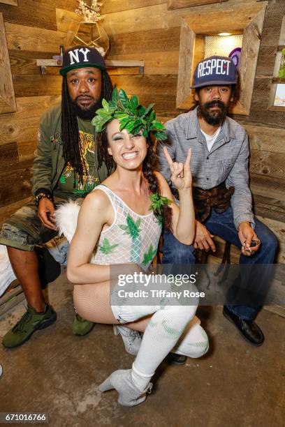 Super Natural, guest and artist Damian Marley attend the Tidal X: High Times Magazine 4/20 Celebration Hosted By Damien "Jr. Gong" Marley at...