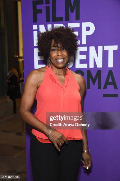 Dawnn Lewis attends the Film Independent at LACMA Special Screening and Q&A of "The Life Of Henrietta Lacks" at Bing Theatre At LACMA on April 20,...