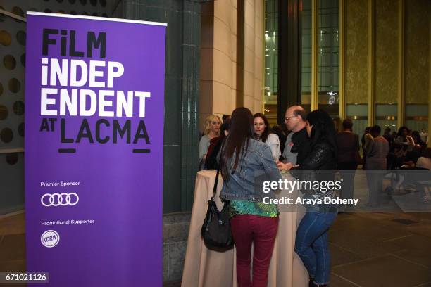 Guests attend the Film Independent at LACMA Special Screening and Q&A of "The Life Of Henrietta Lacks" at Bing Theatre At LACMA on April 20, 2017 in...