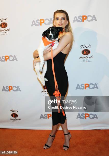 Bregje Heinen attends ASPCA After Dark cocktail party at The Plaza Hotel on April 20, 2017 in New York City.