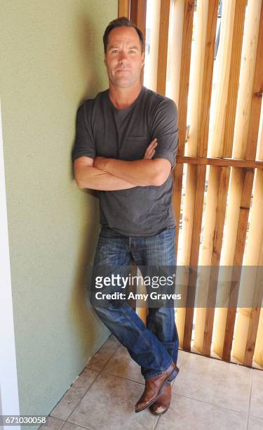 Bojesse Christopher poses for a photo during the "Reach" Movie Set Visit in Los Angeles on April 20, 2017 in Los Angeles, California. ***Bojesse...
